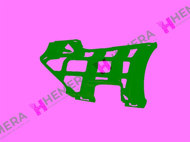 BRAKET TAMPON ON SOL SKODA SUPERB 2009