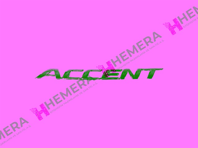 YAZI AMBLEM MODEL HYUNDAI ACCENT BLUE 2011