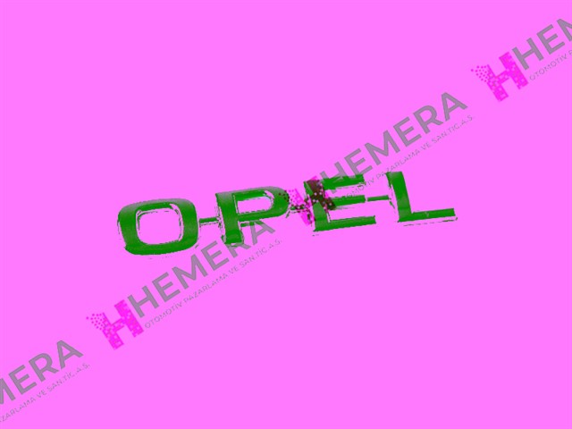 YAZI BAGAJ KAPAK OPEL ASTRA G