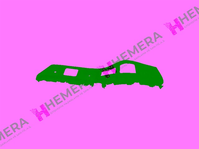 BRAKET TAMPON ARKA SAG VW POLO 2010