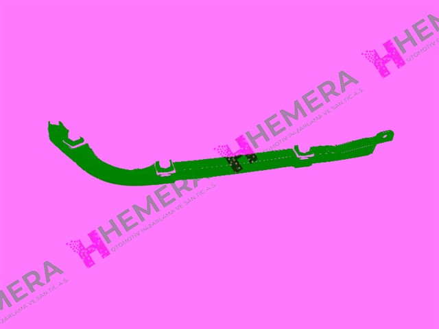 BRAKET TAMPON ARKA SOL HONDA CIVIC 2006 - 2011