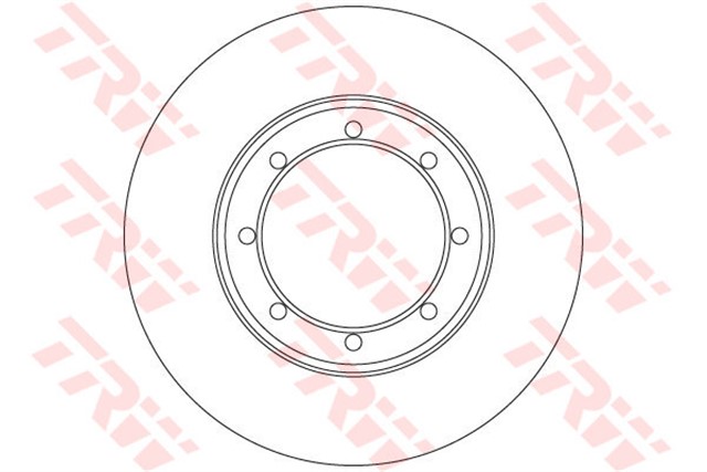 ARKA FREN AYNASI RENAULT MASTER III 10 OPEL MOVANO B 10 2.3DCI 302X18X 8DELIK CIFT TEKER