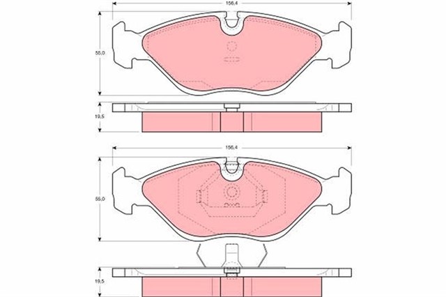 ON BALATA SAAB 900 2.016V 2.0T 86 - 94 9000 2.0 2.3 3.0 88 - 98