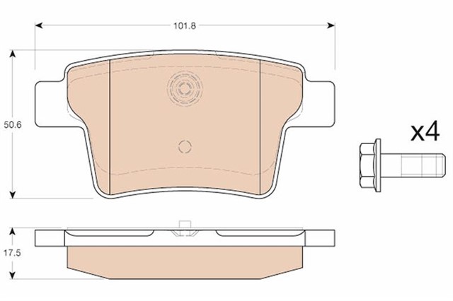 ARKA BALATA MONDEO 2.2 TDCI 04 - 07 JAGUAR XTYPE CF1 2.0 V6 - 2.5 V6 3.0 V6 2.0D - 2.2D 01 - 09