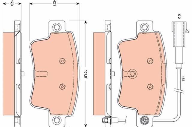 ARKA BALATA PUNTO EVO 1.4 16V - 1.4 ABARTH - 1.3DMTJ 09 12 1.6DMTJ 09 12 0.9 12 1.2 12