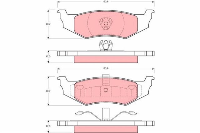 X ARKA BALATA K.C TIP CHRYSLER 300M 2.7 3.5 98 - 04 VOYAGER 95 - 01 STRATUS 95 - 99 CONCORDE