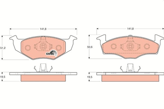 ON BALATA GOLF III 91 - 97 POLO 98 - 01 IBIZA II - III 93 - 02.02