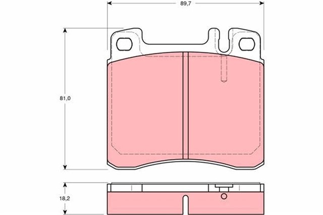 FREN BALATASI ON MERCEDES S - CLASS W140 91 98