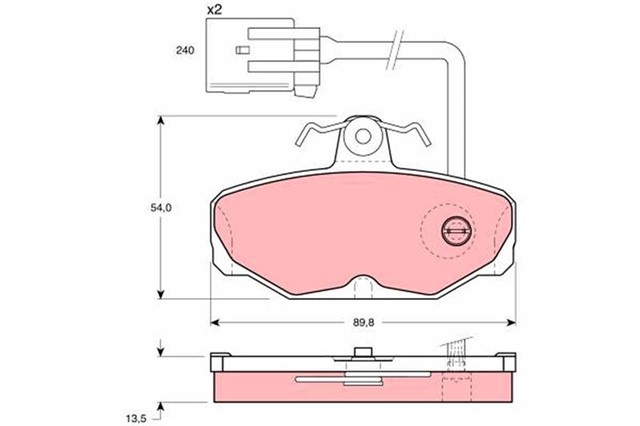 ARKA BALATA FORD SCORPIO I 85 - 94