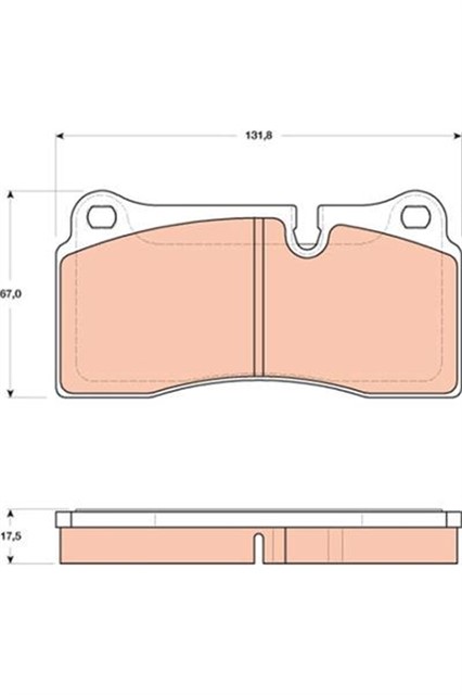 ARKA BALATA AUDI Q7 3.0 - 3.6 - 4.2 06 - 15 - R8 4.2 - 5.2 10 - 15