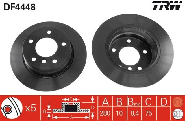 FREN DISKI ARKA BMW E81 E87 05 11