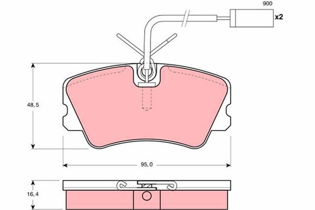 ON BALATA ALFA ROMEO 33 90 - 94