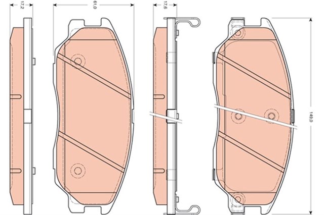 ON BALATA RODIUS 05 RODIUS 13