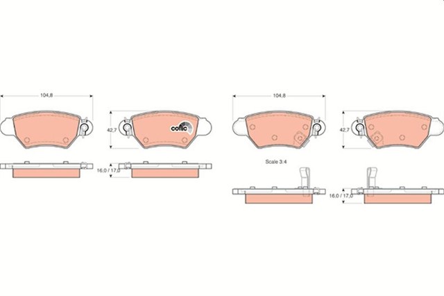 DISK FREN BALATASI ARKA ASTRA G 1998 - 2005 - ZAFIRA A 1999 - 2005