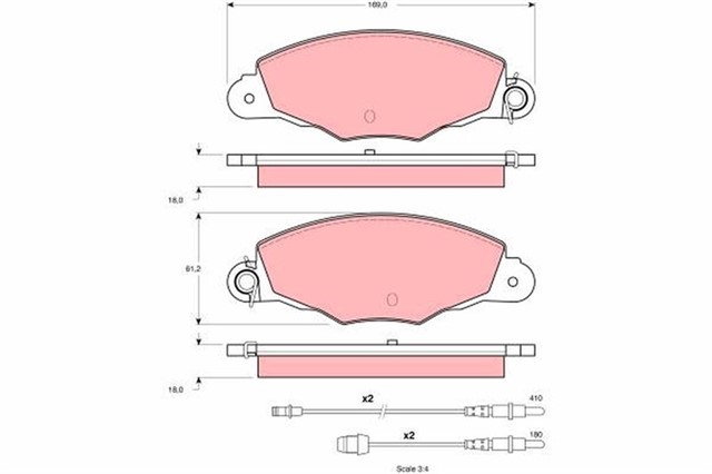 DISK FREN BALATASI ON XANTIA 1994 - 2003 - XM 1994 - 2000