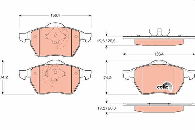 DISK FREN BALATASI ON GOLF III 1991 - 1999 - GOLF IV 1999 - 2005 - PASSAT 1991 - 1997 - VENTO 91 - 98 A4 95 - 00