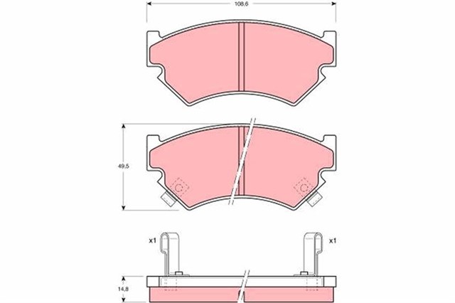 DISK FREN BALATASI ON JUSTY I 1984 - 1995