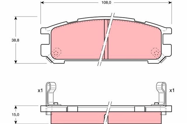 DISK FREN BALATASI ARKA IMPREZA 1992 - 2000 - LEGACY I 1989 - 1994 - LEGACY II 1994 - 1999 - LEGACY III 1998 - 200