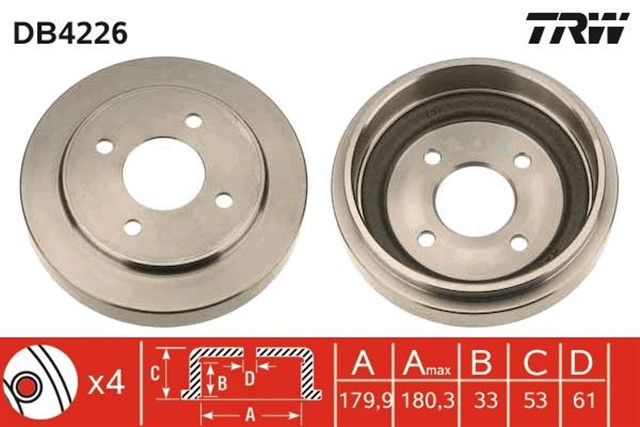 FREN KAMPANASI ARKA NISSAN MICRA II K11 2000 - 2003