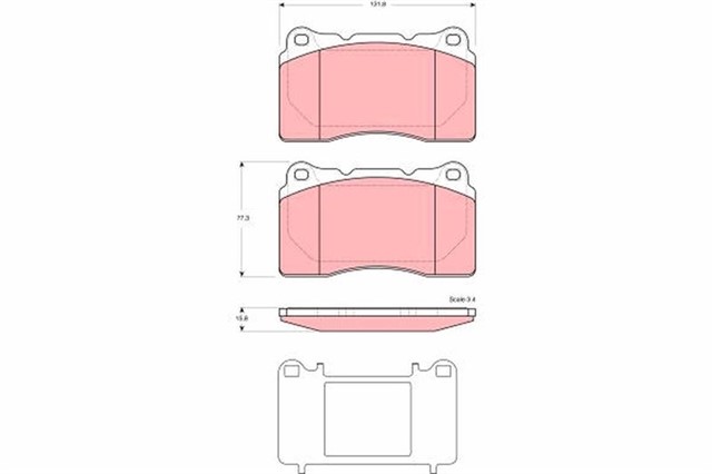 ON DISK BALATA RENAULT MEGANE III COUPE DZ0/1 - VOLVO S60 I 384 - V70 II 285
