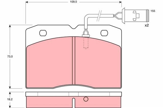 DISK BALATA ON IVECO - DAILY II BUS - DAILY II PLATFORM/CHASSIS - DAILY II VAN