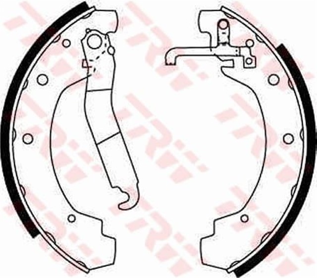 PABUCLU BALATA KITI ARKA VOLKSWAGEN - LT 28 - 35 I BUS 281 - 363 - LT 28 - 35 I PLATFORM/CHASSIS 281 - 363 - L