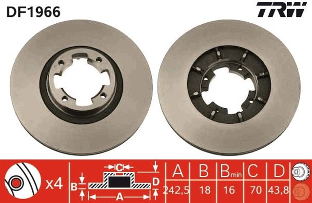 FREN DISKI ON LEONE I 1979 - 1984 - LEONE II 1984 - 1992 - XT 1984 - 1990