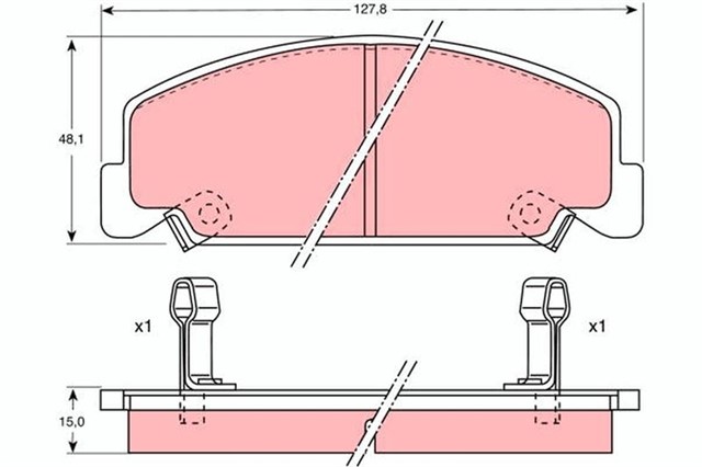 ON BALATA ACCORD 2.0I 88 - 92 CIVIC 1.6I 16V 4WD CRX 1.6 ESI 88 - 92