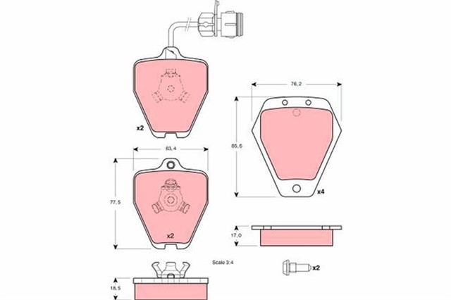 DISK FREN BALATASI ON A6 1994 - 1997 - A8 1996 - 1999 - 100 1991 - 1994