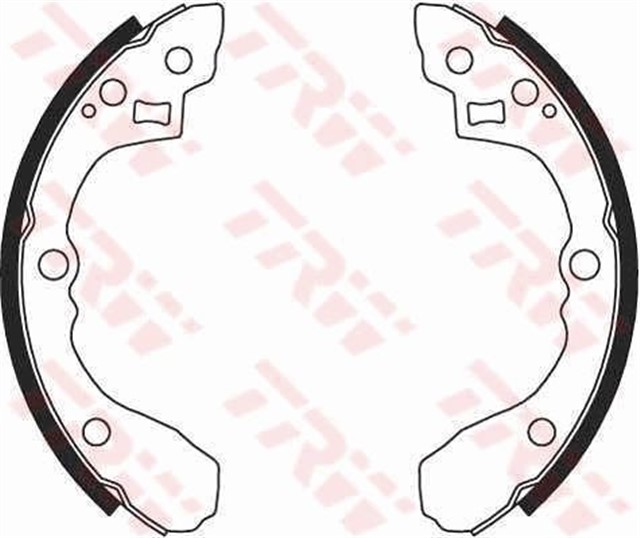 PABUCLU FREN BALATASI ARKA CERATO 2001 - 2004 - SEPHIA 1993 - 1997 - SHUMA 1996 - 2001 - SHUMA II 2001 - 2004