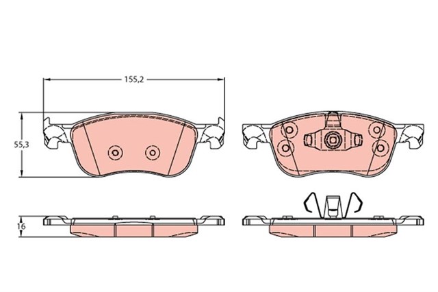 DISK BALATA ON FIESTA 7