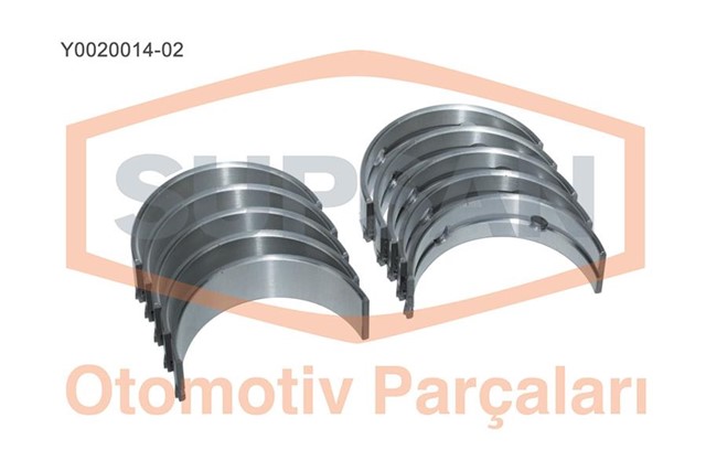 YATAK ANA RENAULT 12 - 1400 RENAULT 9 L42 - 1400 ENG. C1J 0.50