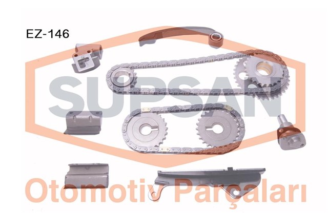 ZINCIR SETI NISSAN ALMERA I 1.4 ENG. GA14DE - SUNNY III 1.4I 16V ENG. GA14DS - ALMERA I - PRIMERA