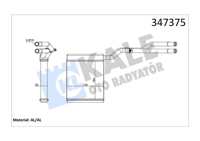 KALORIFER RADYATORU MONDEO IV 07 14 S MAX GALAXY 06 15