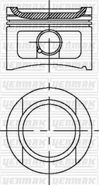 MOTOR PISTON SEGMAN STD A4 2.8