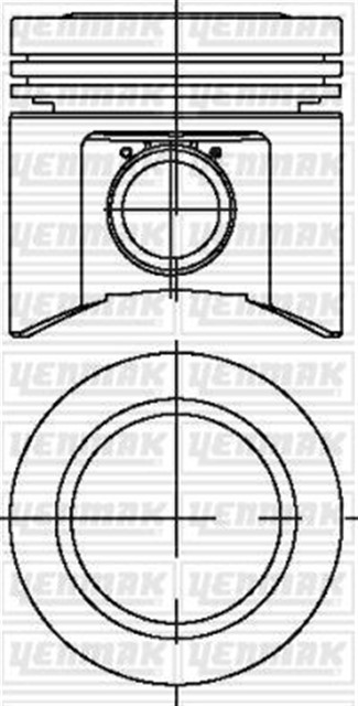 MOTOR PISTON SEGMAN STD PANDA