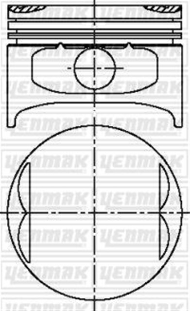 MOTOR PISTON SEGMAN STD GALAXY