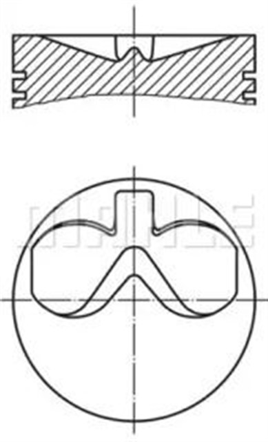 MOTOR PISTON SEGMAN 0.50 FIESTA - ESCORT