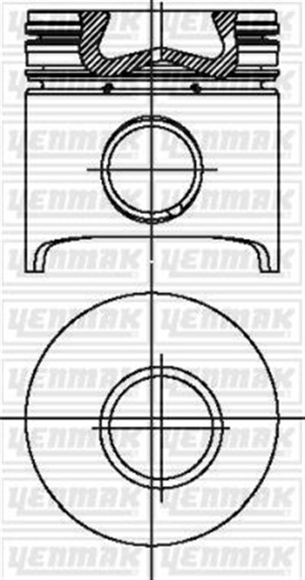 MOTOR PISTON SEGMAN MASTER - DUCATO 93.00 CAP STD