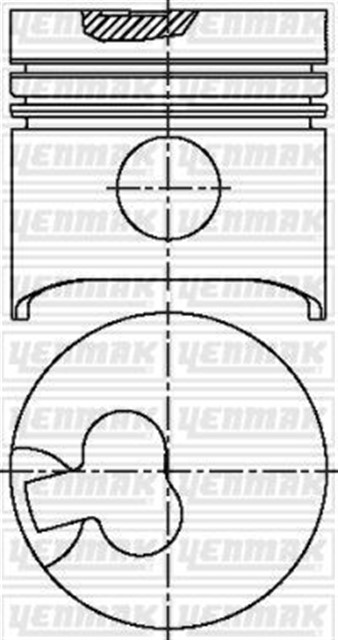 X MOTOR PISTON SEGMAN STD ASCONA - KADETT - COMBO 1.6D 81 - 88 1.6 DA 80.0