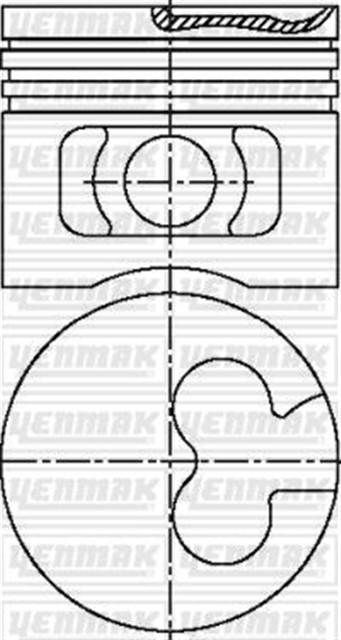 MOTOR PISTON SEGMAN STD ESCORT - ORION