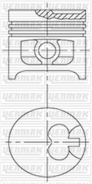 MOTOR PISTON SEGMAN STD REKORD - SENATOR TD