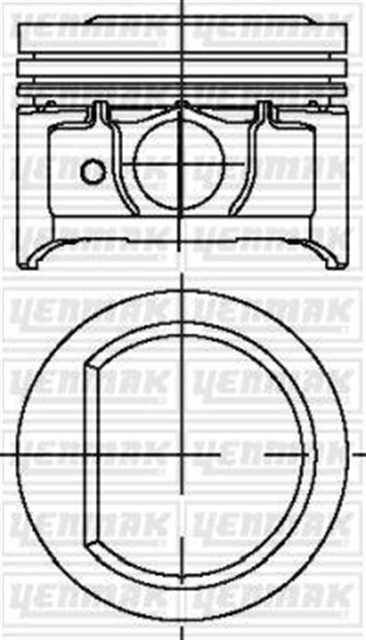 PISTON SEGMAN STD 7600MM ESCORT CLX 16 ZETEC 95 01
