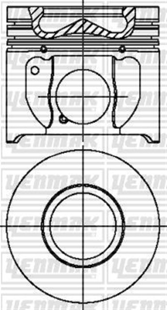 MOTOR PISTON SEGMAN 0.01 TRANSIT V184 2.4TDCI DURATORG 135PS / 140PS 04 89.91MM