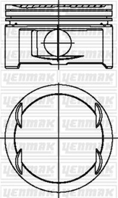 X MOTOR PISTON SEGMAN STD OMEGA 2.6 180PS - Y 26 SE