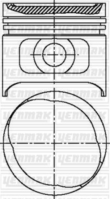 MOTOR PISTON SEGMAN STD ASCONA - KADETT 1.6