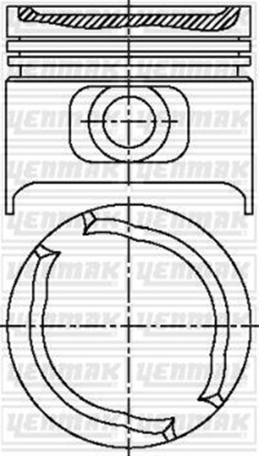 MOTOR PISTON SEGMAN STD ASTRA - VECTRA - ASCONA - OMEGA
