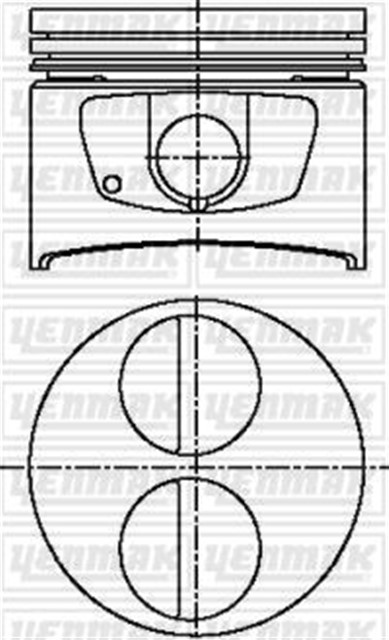X MOTOR PISTON SEGMAN STD OMEGA A 2.6I - SENATOR B 2.6I - CARLTON III 2.6I - C 2 - 6 NE