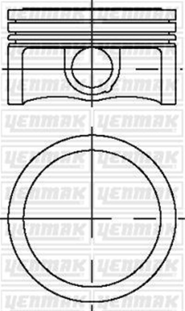 X MOTOR PISTON SEGMAN STD INSIGNIA - ASTRA J 1.6I 16V180HP 09 A16LET/ Z16LEL/A16LEL/Z16ER/A16LER 7