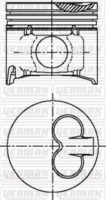 PISTON SEGMAN STD MAZDA B2500 WL